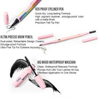 All In One Makeup Kit,Makeup Gift Set for Women Beginners,20 Colors Eyeshadow Palette, Lipstick, Eyebrow Pencil, Eyeliner & Mascara, Concealer Foundation Makeup Kit for Girls.