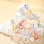 Crystal Jelly Moisturizing Lip Oil 2Pcs Hydrating Lip Moisturizing
