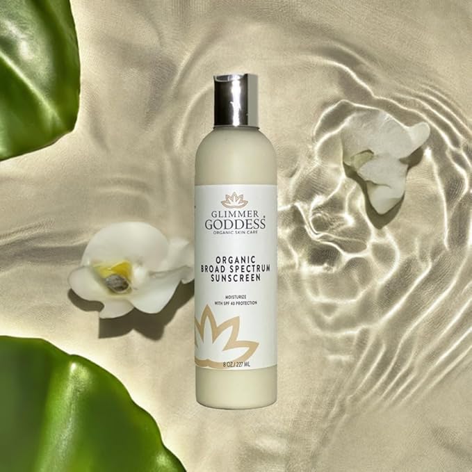 Glimmer Goddess Glow Organic Shimmer Sunscreen