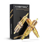 Ambition Glory Tattoo Cartridges #10 Bugpin 1RL Needles Disposable 20pcs 0.3mm 1 Round Liner for Rotary Tattoo Machine Supply