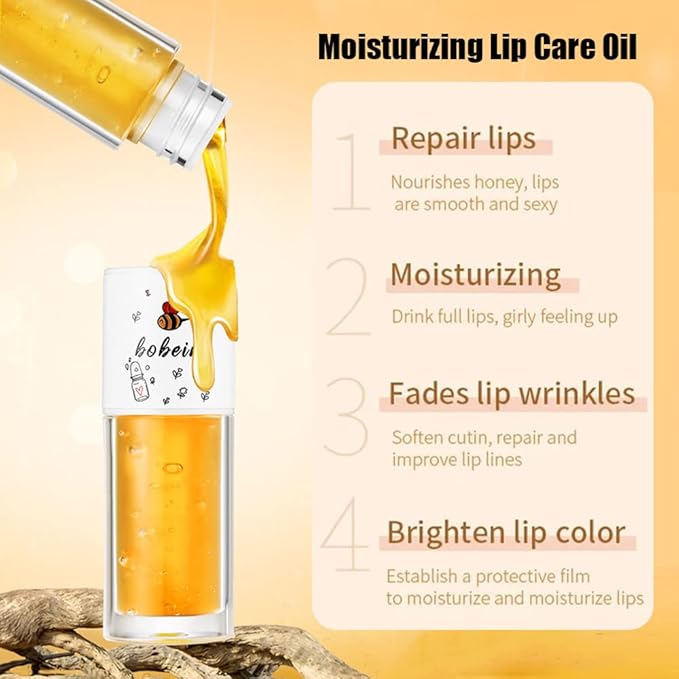 ZARICS 2 PCS Crystal Jelly Lip Oil Hydrating Hydrating