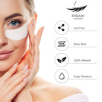 55 Pairs Set, Under Eye Hydrogel Pads, Professional Lint Free Eye Mask Eyelash Extension Gel Patches Kit for Adhesive Lash Beauty Tool (Pink)