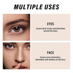 2pcs Liquid Concealer Set with Brush,Full Cover,Concealer W