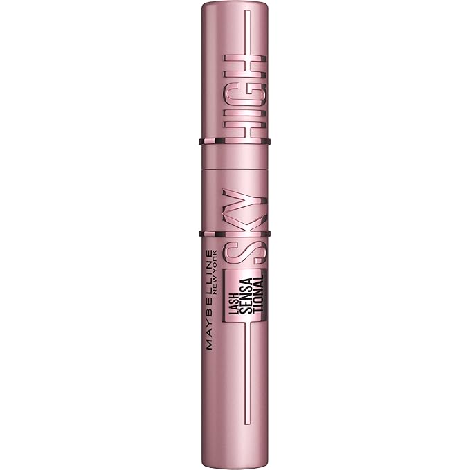 Maybelline Lash Sensational Sky High Washable Mascara Makeup, Volumizing, Lengthening, Defining, Curling, Multiplying, Buildable Formula, True Brown, 1 Count