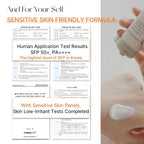 Less On Skin Vegan Shield Mineral Sunscreem (Sun Cream), korean sunscreen, mineral sunscreen, fragrance free, spf50, moisturizing, daily facial sunscreen