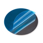 56Pcs Metal Stickers for Magnetic Palette Empty Eyeshadow Makeup Palette + Depotting Spatula (28Pcs Round + 28Pcs Square)