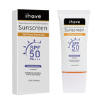 iHave Face Sunscreen, Travel Size SPF 50 Sunscreen with Broad Spectrum UVA UVB Protection, Oil-Free Fast-Absorbing Sunblock for All Skin