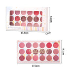 Lip Gloss Palette, 18 Colors Dard Red Pink Nude Brown Lip Makeup Pallet Kit, Pro Women Lip Color Palette with Soft Silicon Brush, Lip Present Set for Teen Girl, Mum, Daughter, Friend, Sister