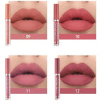 BestLand 3Pcs Matte Liquid Lip Gloss Set - 24H Transfer-Proof, Moisturizing & Non-Sticky I Mauve Pink, Classic Red, Deep Burgundy I Vegan + Cruelty-Free for Daily & Party