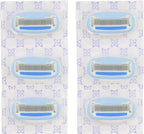 Amazon Basics 5-Blade Razor Refills for Women, 6 Count (Fits Amazon Basics Razor Handles Only) (Previously Solimo) (Pack of 2)