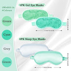 Cooling eye mask and silky