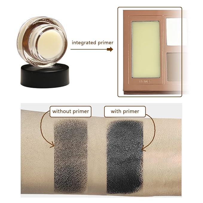 Eye Makeup Eyeshadow Palette with eye shadow primers