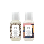 R+Co | Travel Size | Dallas Biotin Shampoo and Conditioner Set | TSA Approved | Weightless Hydration + Strengthens + Enhances Shine | Sulfate-Free + No Parabens | Color Safe | Set of 2