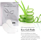 Fenshine 200 Pairs Eyelash Extension Eye Pads Lint Free Hydrogel Eye Patches Professional Under Eye Gel Pads for Lash Extensions Supplies