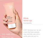 Waterproof Pink Tone up Sunscreen with Natural Pink Tint, Long-lasting, Shea Butter & Chamomile Extract, Zinc Oxide, Titanium Dioxide For a Radiant Complexion