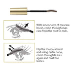 HEROINE MAKE by KISSME Long & Curl Up | Waterproof Mascara Brown, Lengthening & Volume Fiber Tubing Mascara Makeup, WP 02 Brown