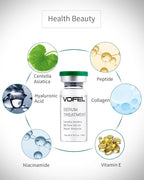 Centella Asiatica Serum for Face with Hyaluronic Acid Repair and Centella Serum for Face Moisturizer 0.35 oz 4 Vials Serum Ampoule Set (4pc repair kit)
