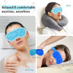 Cooling eye mask and silky