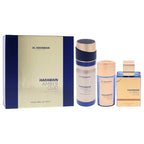 Al Haramain Amber Oud Bleu Edition 3 Pc Gift Set for Unisex - Luxury Cologne & Perfume for Men & Women - 2.5oz EDP Spray, 1oz EDP Spray, 6.6oz Body Spray - Arabian & Arabic Long Lasting Fragrance