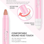 Kaely 2in1 Cream Eye Shadow Brightener Sticks for Eyes, Pencil Eyeshadow Applicator Stick Waterproof Pigmented, Eye Shadow Palette Highlighter Makeup, sombras para ojos, 23 Putty Matte