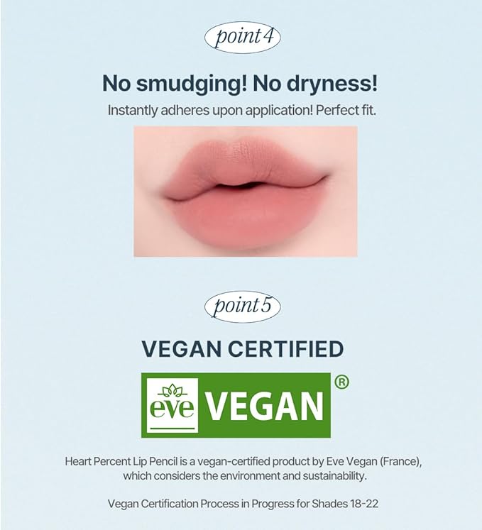 Heart Percent Dote On Mood Lip Liner Pencil, Long-Lasting Creamy Lip Crayon Smooth Lipliner Retractable Lipstick Overlip Line Color 0.8g, #19. Dusty Pink
