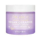 Pacifica Face Cream - Vegan Ceramide Barrier Cream w/Niacinamide & Shea Butter - Hydrating Daily Face Moisturizer Fragrance Free for Sensitive Skin, Vegan, Clean Beauty Allergy & Dermatologist Tested