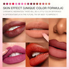 USHAS 16 Pcs Lip Liner Pencil - Matte Lip Liner Set Lip Makeup Soft Pencils for women, Natural Lip Liners Smooth Lipstick pencil (16 Colors (01-16), Pack of 1)