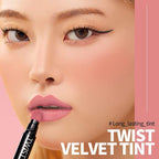 Long Lasting Lip Stain for Lips and Cheek Tint | High Pigment Color | lightweight Matte Finish | Weightless | Full Coverage | Twist Velvet Tint #11 (No.11)
