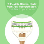 Schick Intuition Bamboo Disposable Razors for Women, 3ct (Pack of 2)