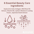 Heroine Make by KISSME Soft Define Waterproof Cream Pencil Eyeliner, Long-Lasting Natural Shades, 0.1g Punched Eyeliner Oval Core, 03 Rosé Brown, 0.01oz