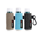 3PCS Lip Balm Holder Sleeves Keychain Blue)