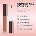 Hydrating Lip Glow Oil, Plumping Lip Oil, Tinted Lip Plumper Gloss,Younger-Looking Lips | Nourishing Long Lasting Non-Sticky Hydrating & Smoothing Lip Treatment Cruelty Free 01#