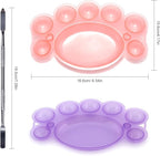 5Pcs ABS Makep Palette Nail Painting Palette