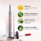 Hydrating Lip Serum Cream, Longlasting Moisturizing, Lightweight Lip Gloss, Semi-Matte Lipstick with Vitamin E, Crithmum Maritimum Essential oil, C203