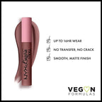 NYX PROFESSIONAL MAKEUP Lip Lingerie XXL Matte Liquid Lipstick - Unhooked (Grey Toned Beige)