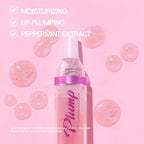 6 Colors Lip Plumper, Hydrating & Smooth Wrinkles, Enhancing Plump Effect for Fuller Lips, High Shine Glaze, Long Lasting Nourishing for Women Girls (# 02)