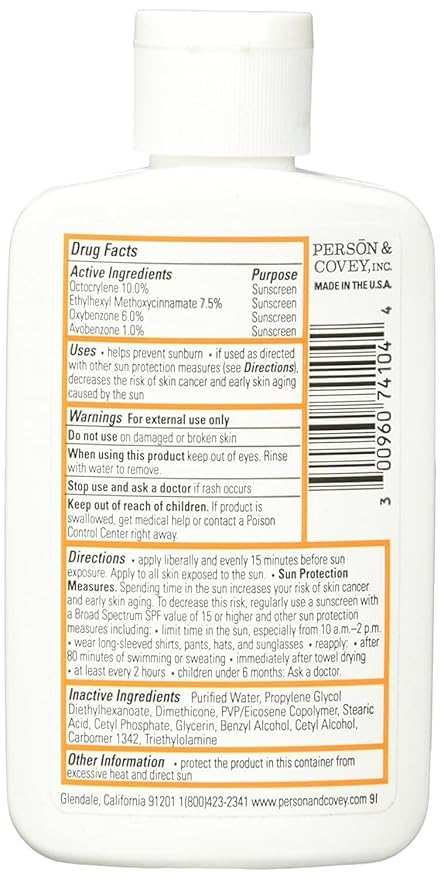 Solbar PF Sunscreen Cream SPF 50 4 oz (Pack of 2)