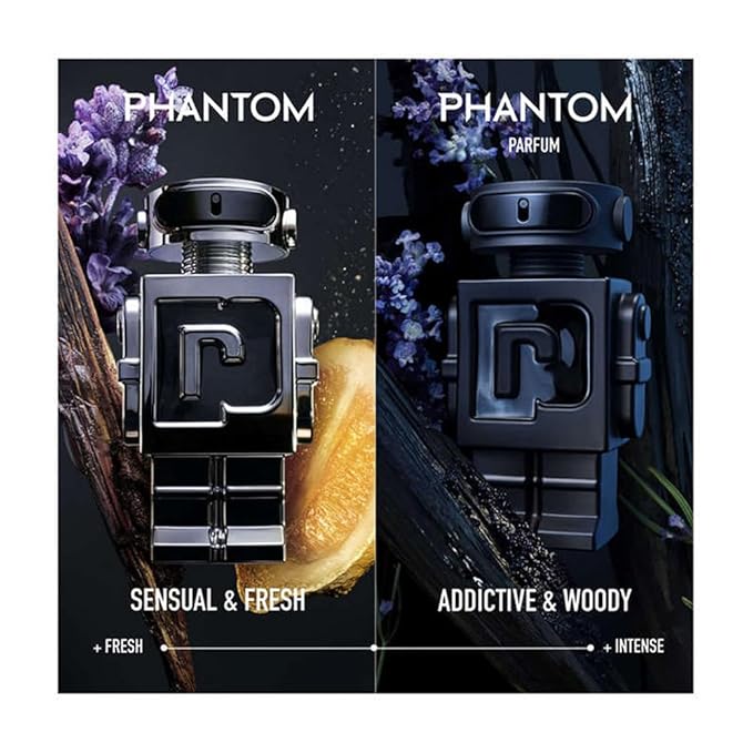 Phantom by Paco Rabanne for Men 1.7 oz Eau de Toilette Spray Refillable