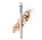 HALEYS Lid Eyeshadow Brush, Medium Flat Tapered Brush, Easy Blending and Shading for Building Eyeshadow Color, High-end Synthetic Bristles, Multi-tasking, for Cream and Powder Makeup, Vegan + CF