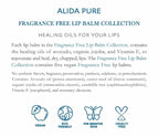 Fragrance Free Lip Balm, Vegan Lip Lips