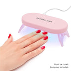 Dashing Diva One Gel Color & Magnetic Topper Duo - Diva - Attitude & Silver Glitter Topper - 3-in-1 Base Coat, Nail Color & Top Coat - Gel Nail Polish Set