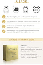 Eye Gel Patches & Collagen Eye Masks Set (60 each) - Golden Glow & Chlorophyll Algae Duo - 2-in-1 Treatment for Dark Circles, Puffiness, Wrinkles, Eye Bags - Revitalizing Eye Care