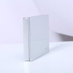 Makeup Mirror with Facial Oil Blotting Paper Sheets – Green Tea 100 Counts, Silver Compact Folding Cosmetic Travel Mirror