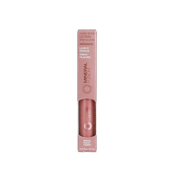 Mineral Fusion HydroShine Lip Gloss s, Monaco, 0.15 Ounce