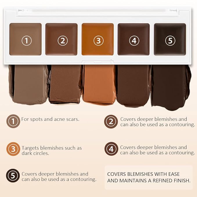 7 Colors Magic Touch Correcting Concealer Palette for 1 Count)