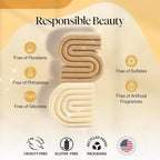 Kitsch Coconut Oil Shampoo and Conditioner Set – Deep Moisturizing Shampoo and Conditioner Bar for Dry Damaged Hair – Hydrating Solid Bars for Curly, Coily & Color Treated Hair – Made in USA