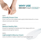 EASYDEW DW-EGF Cream Limited 2.36 oz - Anti-Aging Moisturizer with Human Epidermal Growth Factor & Hyaluronic Acid Collagen to Rejuvenate & Regenerate Cells, Softer Skin, Light weight Refreshing Cream