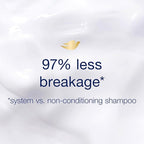 Dove Hair Therapy Shampoo for Damaged Hair Breakage Remedy Hair Shampoo with Nutrient-Lock Serum 13.5 fl oz