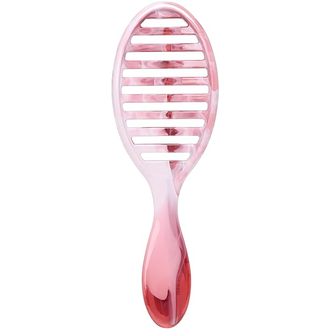 Wet Brush Speed Dry Hair Brush, Pink (Sweet Seaglass) - Vented Design & Soft HeatFlex Bristles Are Blow Dry Safe - Ergonomic Handle Manages Tangles - Pain-Free Hair Accessories