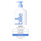 Billie Sensi Ultra-Gentle Women's Body Lotion, Fragrance-Free, Allantoin & Aloe Vera, 18 fl oz